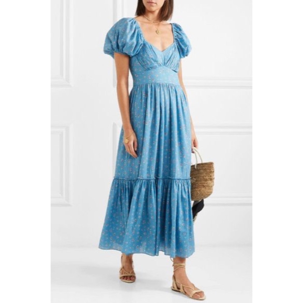 Loveshackfancy Angie blue dress size 2